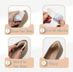 Dr. JK’s 8 Pcs Beige Metatarsal Pads, Invisible Cushioning for Heels & Sandals
