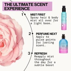 Pacifica Dream Moon Spray Perfume 2 Fl Oz Bergamot Pink Rose Vanilla Sandalwood