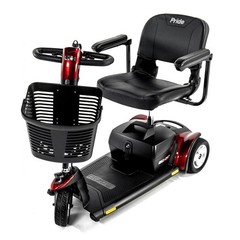 Pride S73 Go-Go Sport, Red AND Blue Shroud Inserts 3 Wheel
