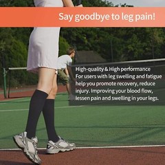6 Pairs Copper Compression Socks 20-30mmHg Graduated Support Men’s Women’s