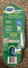 Dr Scholls Sport Massaging Gel Advanced Shoe Insoles Womens Size 6-10 Athletic