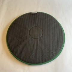 Ehucan 360 Degree Rotating Swivel Seat Cushion for Elderly – Gray W/ Green Trim