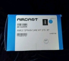 AIRCAST Ankle Sprain Broken Care Kit Standard Right Broken Ankle