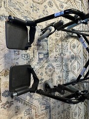 Karman Aluminum Light Wt. Adult Wheelchair Foldable 25 lbs Black LT-980-BK