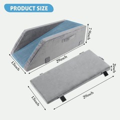 Leg Elevation Pillows for After Surgery, Ergonomic Keeps Knee Straight, Adjus…