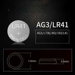 QLQXQTy 25pack LR41 Button Batteries AG3 L736f L736c L736 392 192 1.5V…