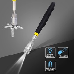 Magnetic Pickup Tool Telescoping 8LBs LED Light Extendable 31 Inch Auto Repair