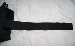 bodyprox ankle brace medium black hook and loop closure wrap under straps