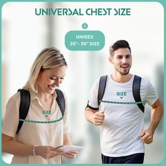 SOUVITA Posture Corrector for Women & Men – Fully Universal Size, Black