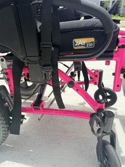 Quickie Zippie TS Folding Wheelchair Kids Pink Upgraded Jay Zip Cushion J3 Back