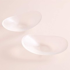 3 Pairs Anti Slip Large Soft Silicone Shoulder Pads Transparent Women Clothes