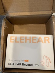 Preowned ELEHEAR-Beyond Pro Hearing Aids Set * 1, Black Series Box opened only