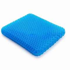 Honeycomb Gel Seat Cushion Blue – Cooling Orthopedic Pressure Relief Pad