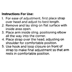 Adjustable Arm Sling Support Lightweight Breathable Comfortable Pockets Adults