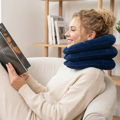 Inflatable Neck Stretcher – Adjustable Neck Pillow for Pain Relief