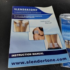 Slendertone Muscle Stimulator Conditioner Control Unit Electrode Pads Set WORKS