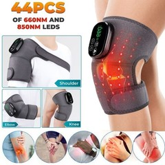 660&850nm Red Light Knee Massager 3in1 Shoulder Knee Elbow Heating Massage Brace