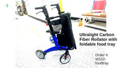 Carbon Fiber Rollator Electric Brake Reduce Hand Stress-CTI One W102 PB
