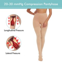 Therapy 20-30 mmHg Firm Support Gradient Compression Tights Pantyhose Stockings
