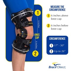 Brace Align OA ROM Unloader Knee Adjustable Offloading(Left – Thigh up to 30 in)