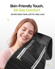 Adjustable Back Brace for Men & Women – Lumbar Support, Breathable Mesh, 8 Stays