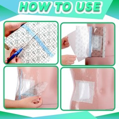 Flexible Waterproof Wound Cover Bandage – 8 x 197 Inches, Perfect for Swimming