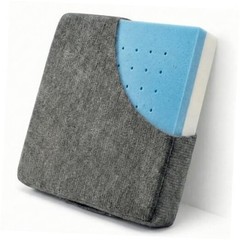 Recliner Cushion [20×20” Large] Medium Soft Orthopedic Seat Charcoal Gray