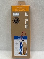 Sole Premium Custom insert/Orthotics Mens 13.5/14 Womens 15.5/16 New