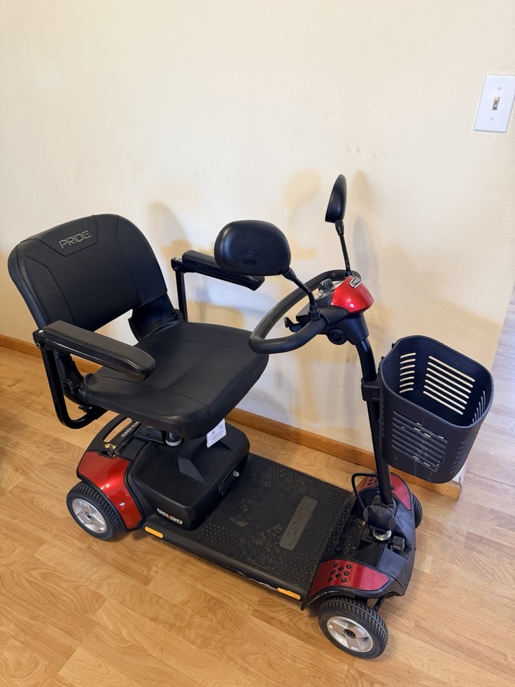 Pride Go-Go Elite Traveller 4-Wheel Mobility Scooter W/ Rear View Mirrors