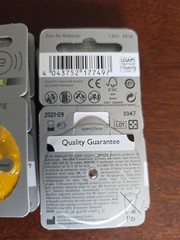 Power One size P10 Mercury-Free Hearing Aid Batteries (60 Batteries) – 2021-09