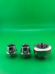 Prosthetic quick change release adapter w/ extra male pyramid insert. New