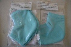 2 Pairs NatraCure Vented Moisturizing Poly Gel Heel Sleeves plantar fasciitis