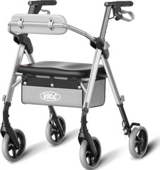 Walkers for Seniors, Z11 Rollator Walker with Seat, Max 380 Lbs, Avant Walkers w