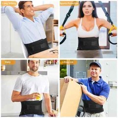 Adjustable Lower Back Brace Lumbar Support Waist Belt For Men Women Pain Relief