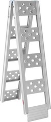 6FT Folding Aluminum Motorcycle Ramp – 440 lbs Capacity & Anti-Slip Surface