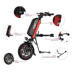 12Inch A5 Suspension Handcycle Electric Wheelchair Attachment 250W/500W 8AH-17AH