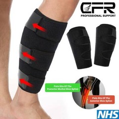 Calf Brace Adjustable Shin Splint Support Leg Compression Muscle Swelling Wrap