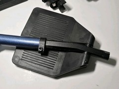 Pair Of Blue Helio C2 Motion Composite Newton Wheelchair Footrest