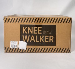 ELENKER MT-9253 Knee Walker Scooter Foldable Steering Brake 300 lb Black