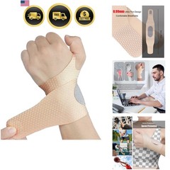 2 Pcs Ultra-Thin Wrist Brace Support for Carpal Tunnel, Pain Relief, Arthriti…