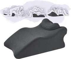 BCZETIH Adult Widened Intimacy Position Sex Pillow for Dark Grey, Grey