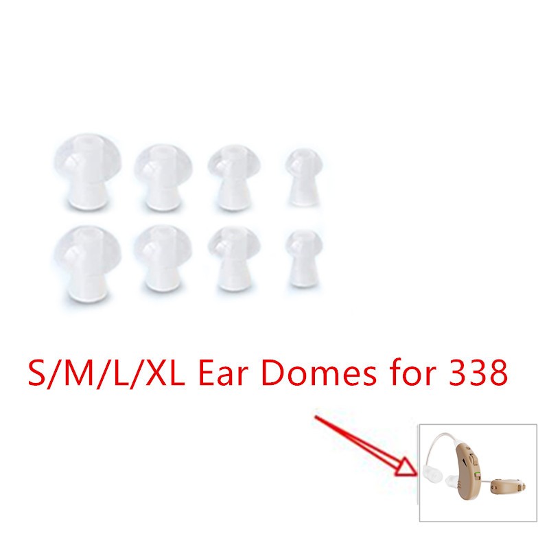 3 Pair Ear Domes For Jinghao 338/338-c Hearing Aids Replacement