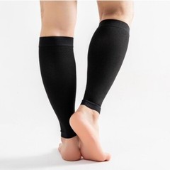 EVOPLECI 20-30mmHg Calf Compression Sleeve Men and Women Wide Brace S Black 63