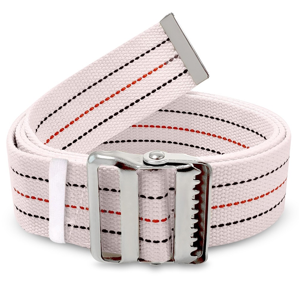 Gait belt for transfer,caregiver, home health, aid seniors (white)