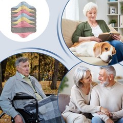 3/6 Pcs Washable Incontinence Pads Leak Proof Waterproof Graphene Elderly Care