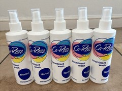 Ca-Rezz Incontinent Wash Cleanser Spray Norisc PH Balanced (8 Fl. Oz) Lot of 5