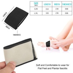 Compression Sleeve Elastic Foot Arch Support Pad Plantar Fasciitis Brace Bandage