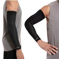 Copper Infused Compression Arm Sleeve – Full Arm Brace for Elbow Pain Relief, Sp