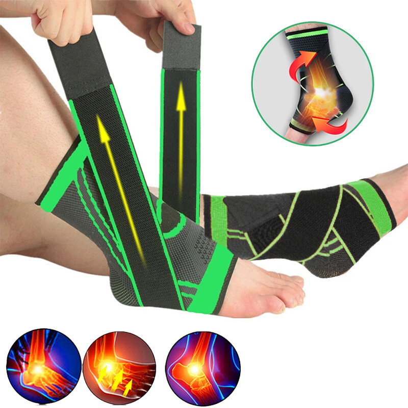 Ankle Brace Support Compress Sleeve Foot Tendon Plantar Fasciitis For Men Women