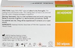 50 Pack Skin-Prep Barrier Wipes – Non-Sensitizing for Adhesive Protection